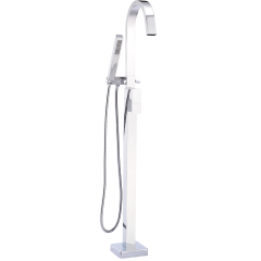 Maverick - Floor Mounted Bath Shower Mixer with Shower Kit & Stand
